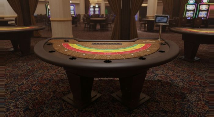 Mesa de Black Jack e Baccarat de Cassino - BJ8